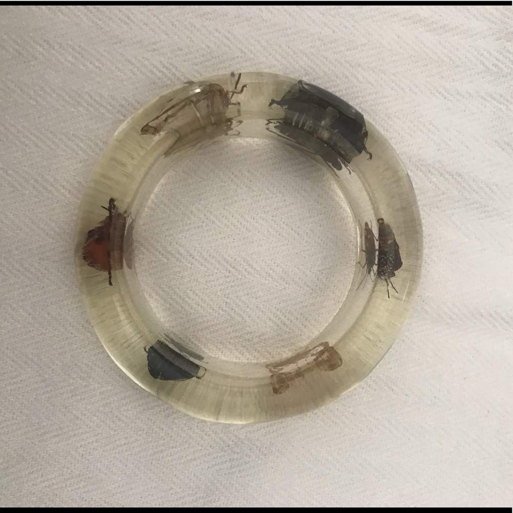 Insect Resin Bangle